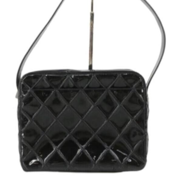 CHANEL Patent Quilted Camera Bag - Picture 1 of 5